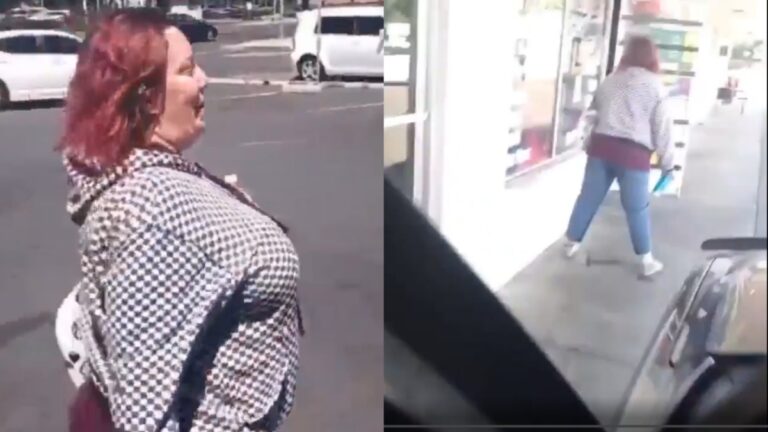 California Woman Shows No Shame After Peeing In Front Of Liquor Store: ‘The Real Crime Is That She Was Wearing Jeans’ California Woman pees in front of store
