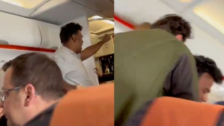 Guy on plane yelling