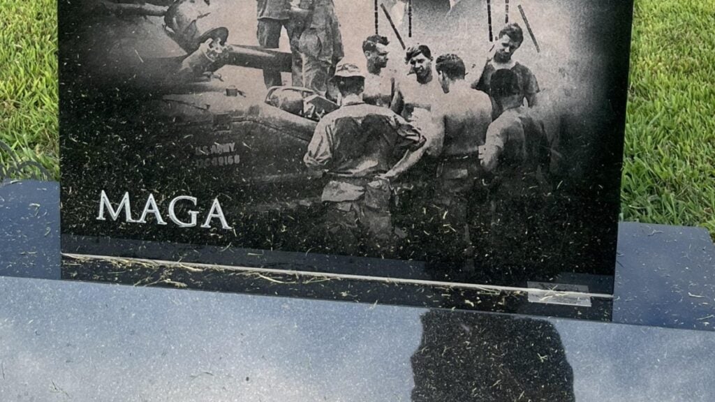 Indiana MAGA headstone