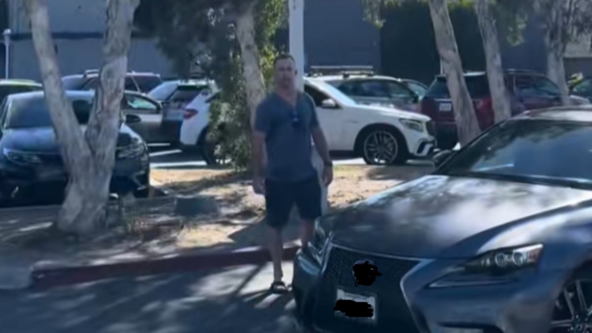 Hard-R N-Word from Guy Wearing Flip-Flops Sparks Long Beach Parking Lot Brawl, ‘Racism in 2025 is Corny’
