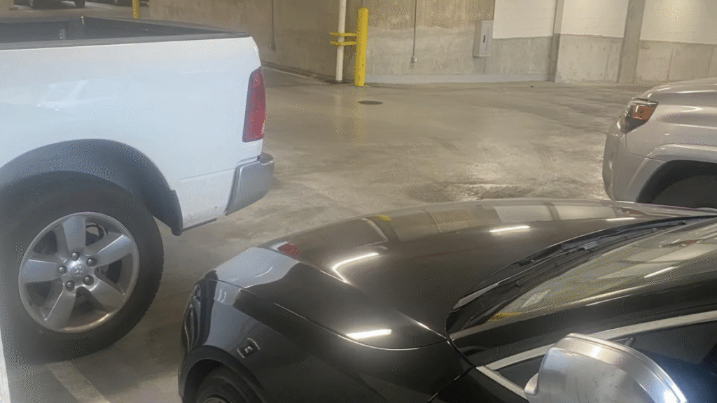 ‘D*ckhead’ Texas Truck Driver Intentionally Blocks in SUV in Parking Garage