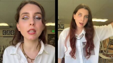 California Teacher demon eye