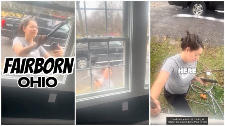 Hammer Time! Ohio Karen Smashes Window & Crawls Into House Over Alleged Occupation Dispute