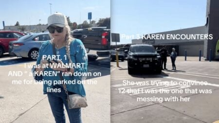 Karen Flips and Calls Cops When Texas Woman Parks on the Lines