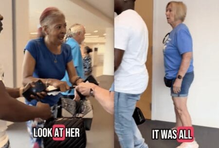 Karen Tries to Steal Ohio Woman’s Purse in Public Bathroom, Man Tries to Diffuse the Situation Before it Turns Into Something