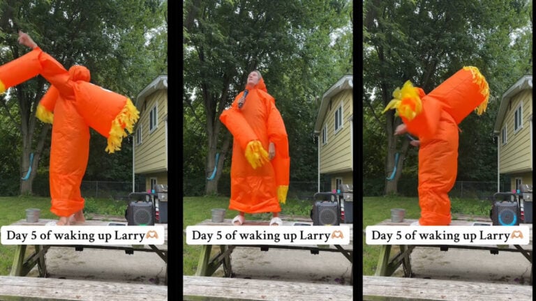 Michigan Woman Turns Feud With Neighbor Larry Into Daily ‘Morning Show’ on TikTok: ‘The Level of Petty Is Such Perfection’ Michigan Woman Neighborhood Feud