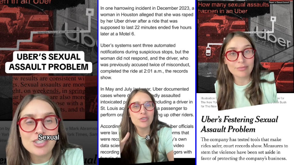 Tennessee Woman Blasts Uber for Their Rampant Sexual Assault Reports