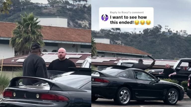 Insane California Black Man Threatens Driver With Machete in Road Rage Clash: ‘A Machete Is Crazyyy’ A picture of the California Black man.