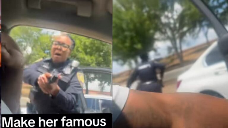 Unhinged Black Texas Officer Assigned to Desk Duty After Pulling Gun on Sister’s Boyfriend Following Dispute: ‘America Is a Joke’ A picture of the Texas Black officer.