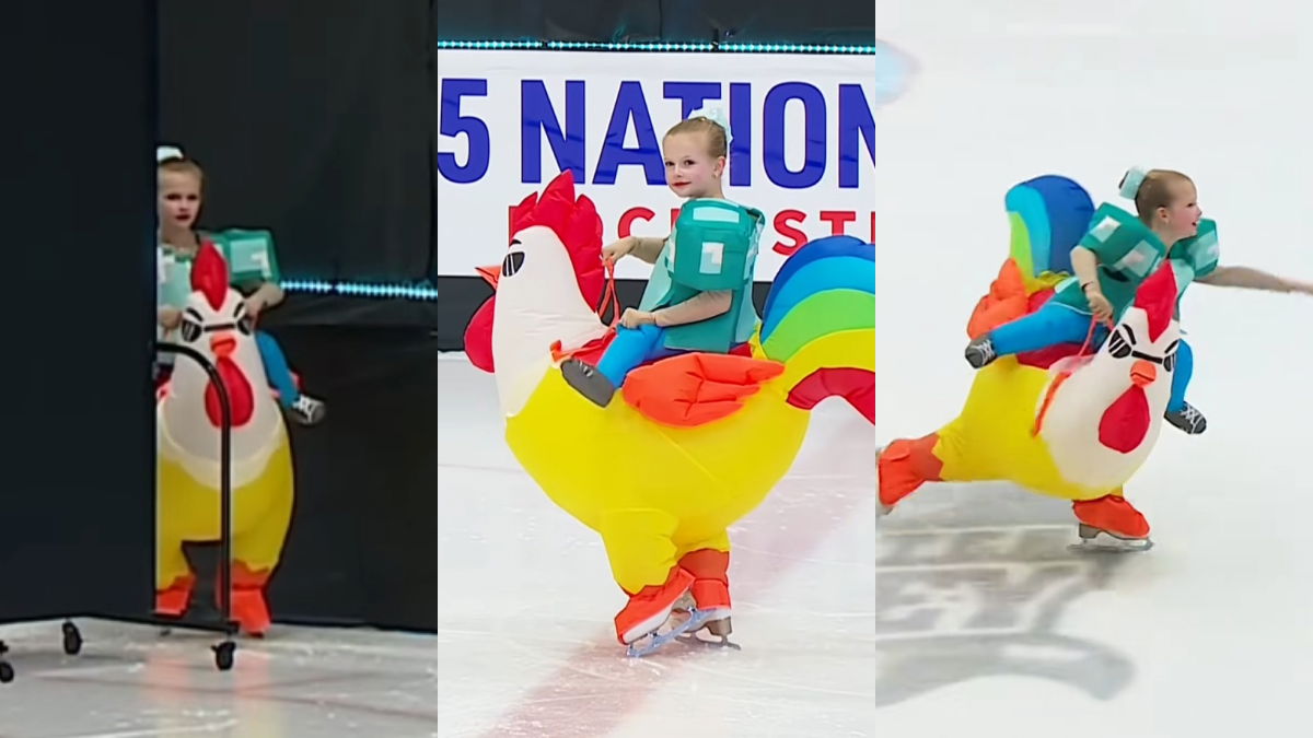 Minnesota Ice Skater in Chicken Costume Wins the Crowd With Her Poultry in Motion: ‘This is Clucking Wonderful!’