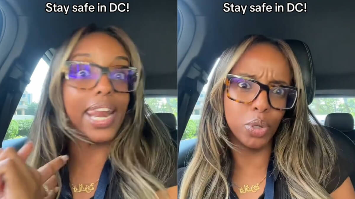Washington D.C. Woman Advises People to Be Careful as Police and FBI Patrol Streets: ‘Don’t Jaywalk. Don’t Smoke in Public’