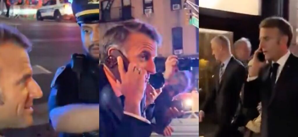 French President Told To Walk NYC Streets by Police After Trump’s Motorcade Won’t Let Him Through: ‘Shameful Way To Treat Guests and Allies’ French president Emmanuel Macron seen walking in New York