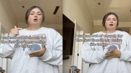 Illinois Woman Walks Out of Church Over Money Talk