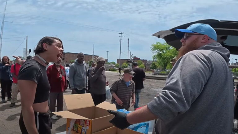 Man Feeding Homeless Attacked by Angry Individual in Michigan: ‘What a Crackpot’