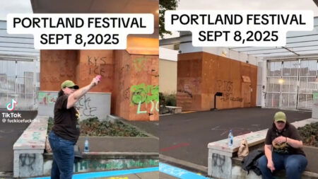Portland Scene Erupts After ICE Loyalist Accidentally Blasts Herself With Pepper Spray: ‘The Reflexes of Mashed Potatoes’