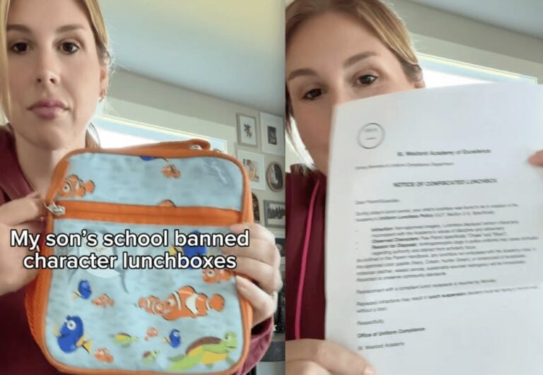 Texas Mom Shocked When Son’s Lunchbox is Confiscated by School, ‘I’d Be Looking for a New School’ Texas Mom Shocked When Son’s Lunchbox is Confiscated by School