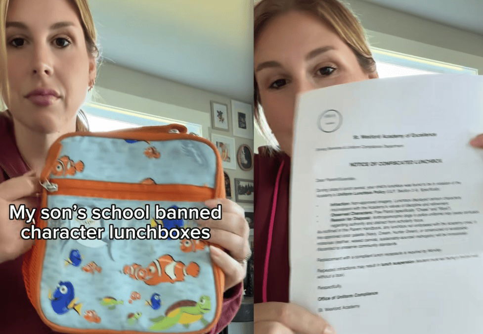 Texas Mom Shocked When Son’s Lunchbox is Confiscated by School, ‘I’d Be Looking for a New School’ Texas Mom Shocked When Son’s Lunchbox is Confiscated by School