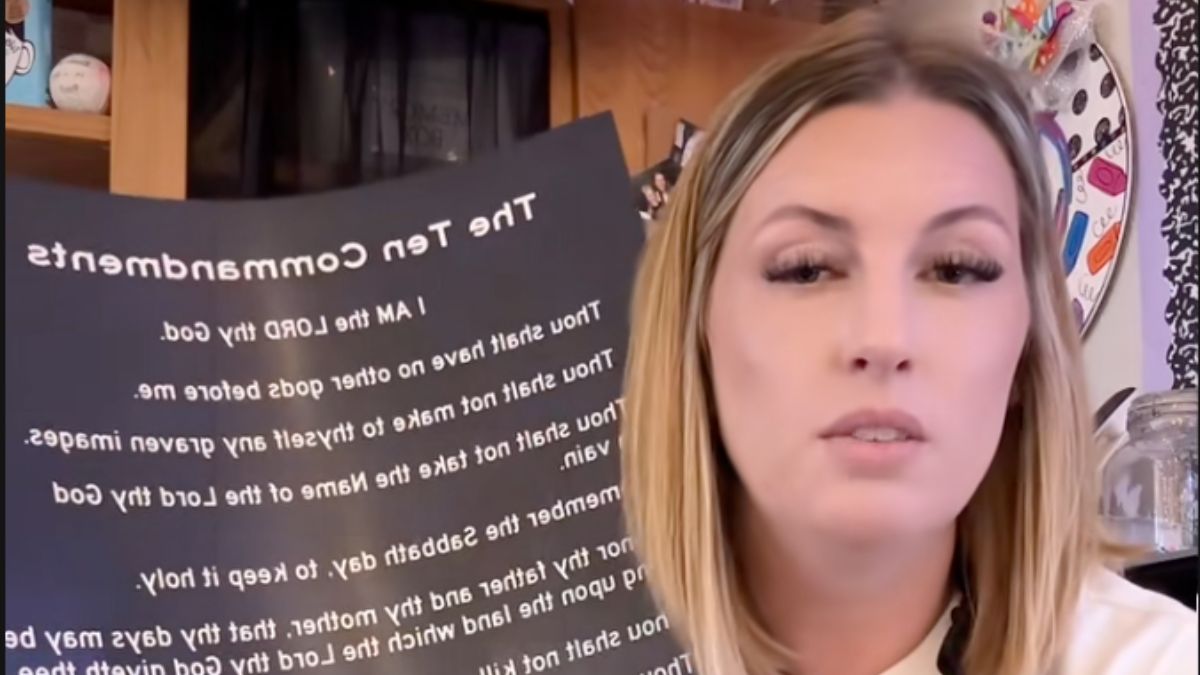 Texas Teacher Forced to Hang the Ten Commandments In Her Classroom, ‘What Does This Have to Do With Teaching Kids Math?’
