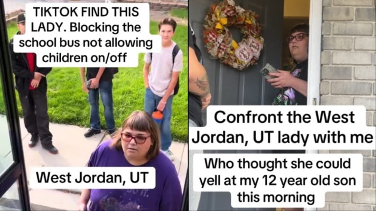 Utah women argue over kids at a bus stop