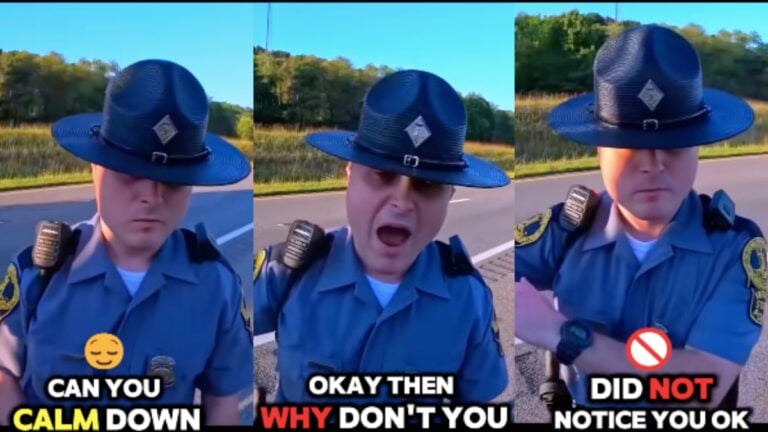 Virginia State Trooper Sees Red When CDL Driver Is Slow To Pull Over: ‘You don’t notice for a mile?’ A Virginia state trooper yells at a trucker for his delay pulling over.