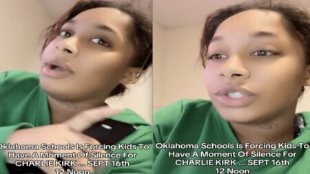 Woman Angry That Oklahoma Schools is Forcing Kids to Have a Moment of Silence for Charlie Kirk
