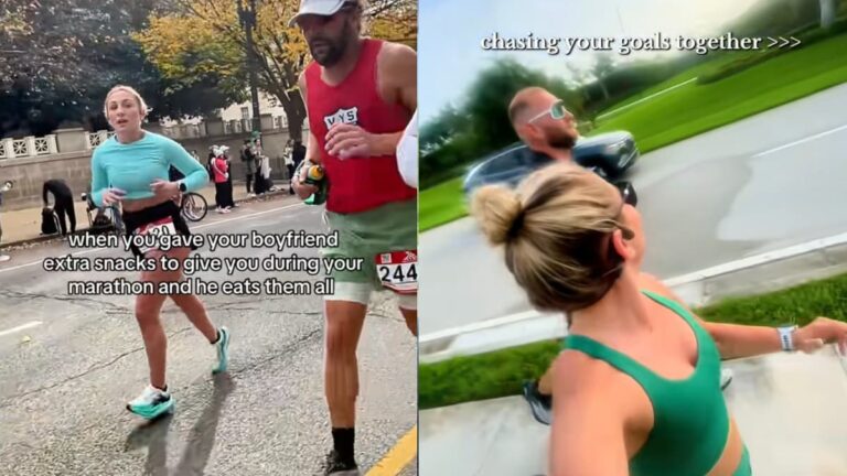 Inconsiderate Florida Boyfriend Sparks Outrage After Eating His Girlfriend’s Marathon Snacks: ‘That Man HATES Her’ A picture of the Florida boyfriend and his girlfriend.