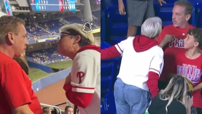 Obnoxious Florida Karen Bullies Family with Young Kid Into Handing Over Phillies Home Run Ball: ‘What an Awful Person’ A picture of the Florida Karen.