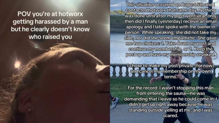 Creepy Iowa Man Corners Woman in Sauna Before Her Time Is Up as Gym Threatens Her for Posting Video: ‘He’s Very Hysterical’ A picture of the Iowa woman.