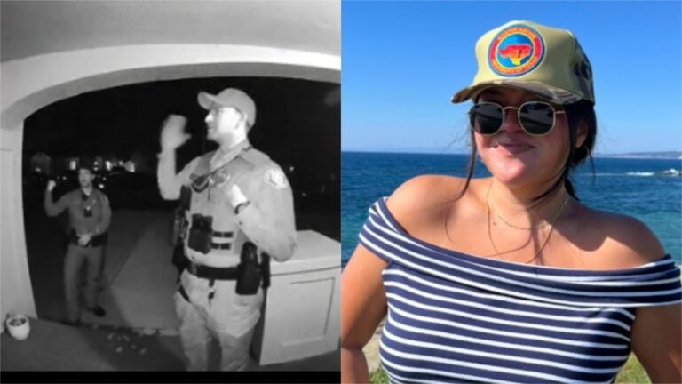 California cops come to woman's home due to her The Summer I Turned Pretty reaction