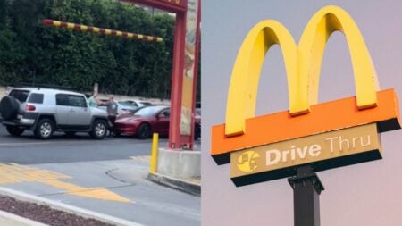 California men fight in McDonald's drive-thru