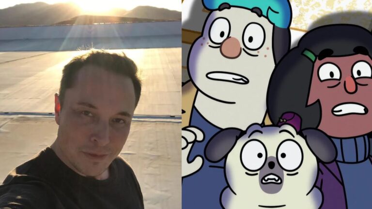 Elon Musk Calls Out Netflix Show For ‘Pushing Pro-Transgender On Children’: ‘This Is Not OK’ Elon Musk (left) Dead End: Paranormal Park (right)