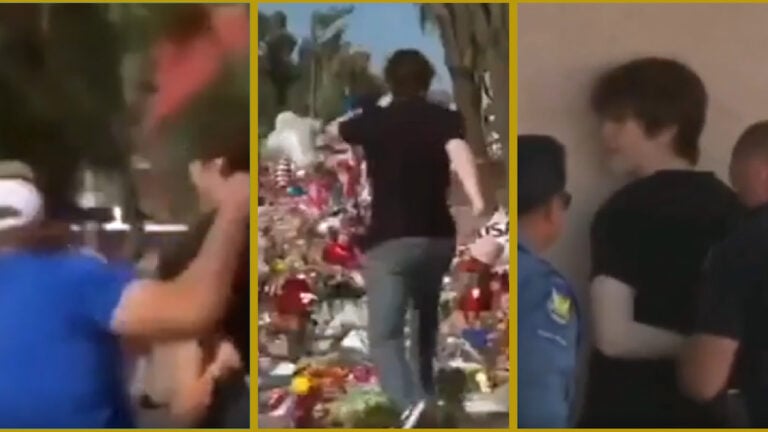 Foolish Phoenix Liberal Destroys Charlie Kirk Memorial Before Getting Slammed By Elderly Man ‘Vandalism doesn’t justify assault’