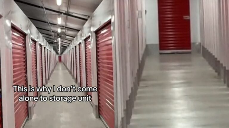 New York storage unit spooks internet.