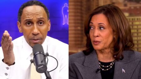 Stephen A. Smith Declares Kamala Harris’ ‘Political Career Is Over’: ‘This Was The Last Straw’ Stephen A Smith (left) Kamala Harris (right)
