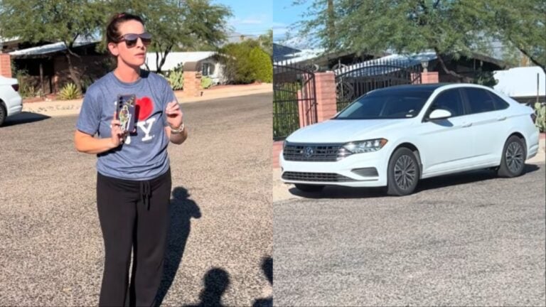 Arizona woman follows younger girls home in her car