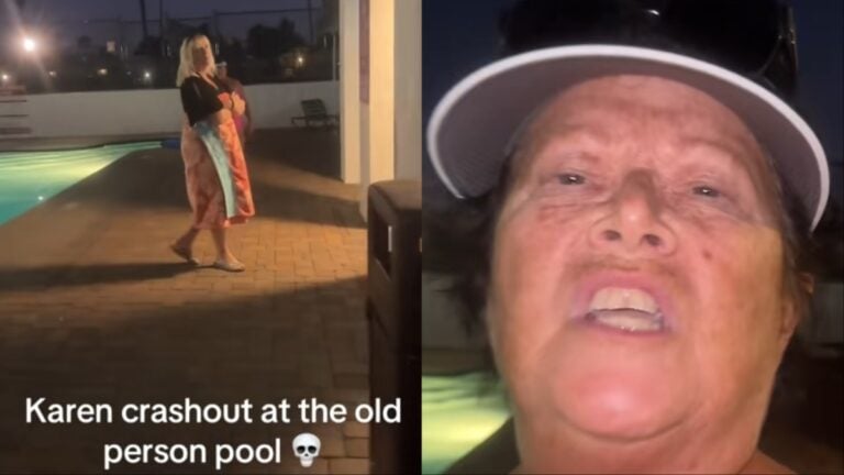 California Woman Gets Harassed by Aggressive Karen at ‘The Old Person Pool’: ‘She’s Honestly Iconic for That’ California Pool Karen Crashout
