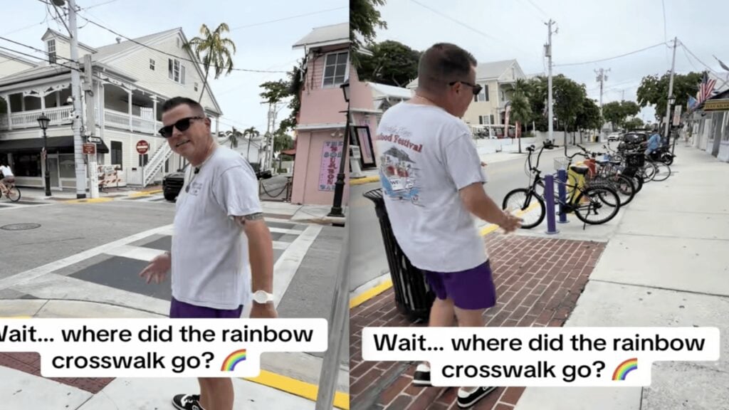 City of Key West, Florida Fights Back with Rainbow Bike Racks After Rainbow Crosswalk Painted Over