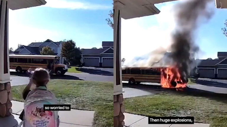 Mom’s Fast Action Saves Students From Bus Fire in East Bethel: ‘Good Work, Mom!’