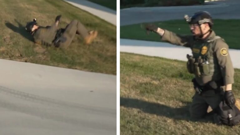 Unfit Broadview ICE Agent Runs Out of Air While Chasing an Activist, ‘The Least Athletic Guys You Know’ ICE Agent falls while chasing suspect