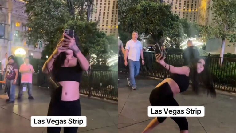 Unhinged Woman Harasses Showgirls Working on the Las Vegas Strip: ‘Yikes’