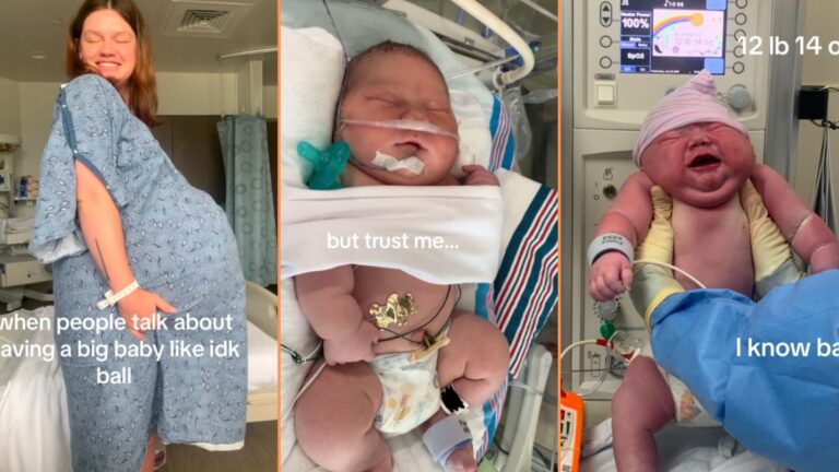 Nashville Woman Gives Birth to Baby So Big People Think it’s AI: ‘He Looks Like a Little Sumo Wrestler’ Nashville Woman Gives Birth to Baby So Big People Think it's AI 'He Looks Like a Little Sumo Wrestler'