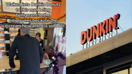 North Carolina Man Melts Down at Dunkin’ Donuts Because They Didn’t Have the Ice Cream He Wanted: ‘Watch Your Mouth’ North Carolina man freaks out in a Dunkin Donuts