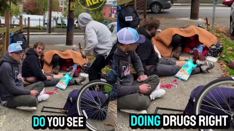 Mother Confronts Group of Drug Addicts Near Her Children’s School in Portland: ‘Brave Lady’