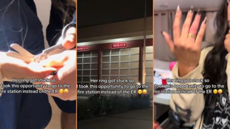 San Diego Couple Go to Fire Station to Remove Stuck Ring to Avoid 'Paying a Fat' Hospital Bill 'Not Them in Their House Slippers'