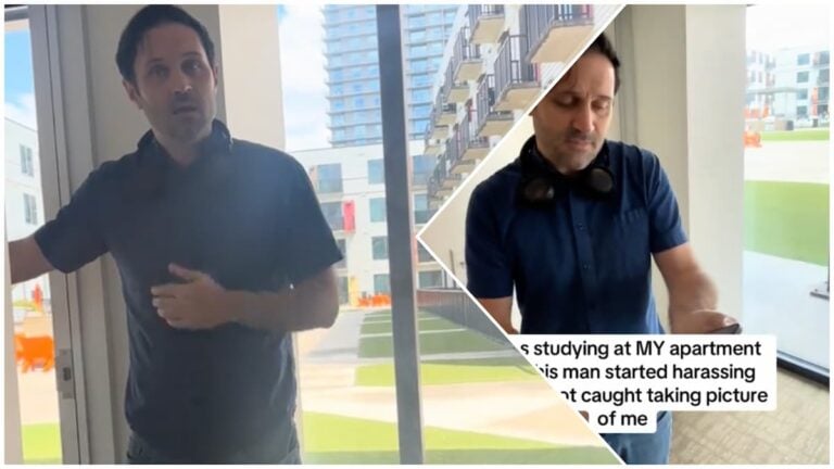 Texas Man Confronted for Secretly Taking Pictures of Student in Her Apartment Complex, Breaks Down in Tears: ‘That Was Not Right of Me’ Texas Man Confronted for Secretly Taking Pictures of Student in His Apartment Complex, Breaks Down in Tears