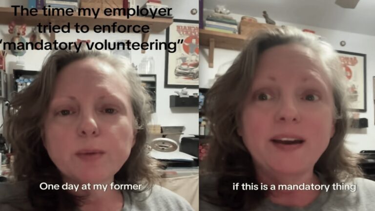 Virginia Woman Explains How Her Previous Employer Tried Enforcing Mandatory Volunteering, ‘One of My Jobs Calls This Volun-Told’ Virginia Woman Explains How Her Previous Employer Tried Enforcing Mandatory Volunteering