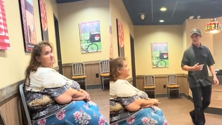 Missouri Woman Causes Scene at Pizza Hut After Shocking Rant Toward Couple for Speaking Spanish: ‘Typical Trump supporter’ A picture of the racist Missouri woman.