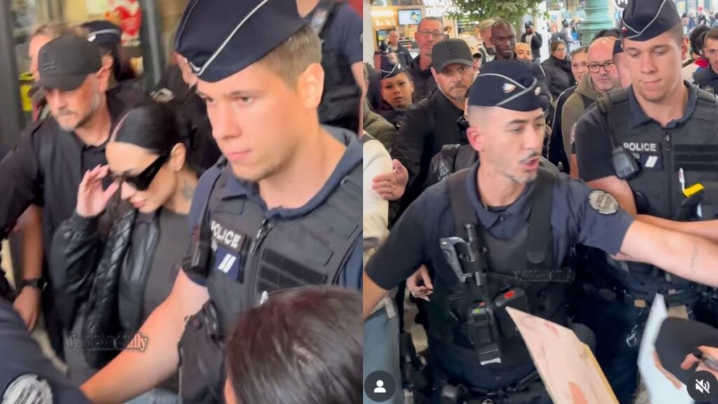 Paris cops escorting Demi Lovato