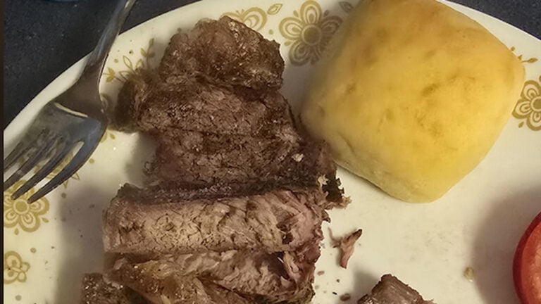 Frustrated Husband’s Sore Jaw Rants About Father In-laws Well Done Birthday Steaks ‘They owe that cow an apology’