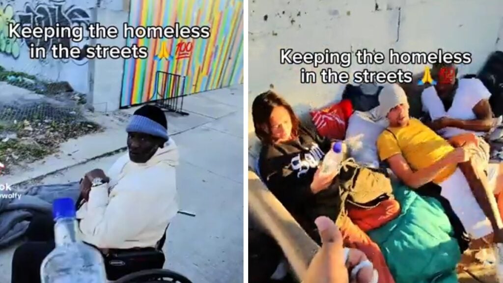 Chicago TikToker Thinks The Best Way to Keep the Homeless in the Street is By Giving Them Alcohol, ‘Wish He Offered Them Water or Snacks’ Chicago Homeless